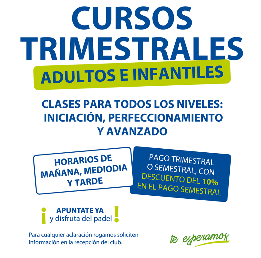 CURSOS TRIMESTRALES